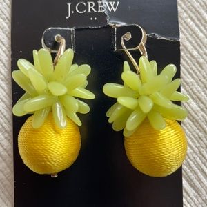 Jcrew pineapple earrings